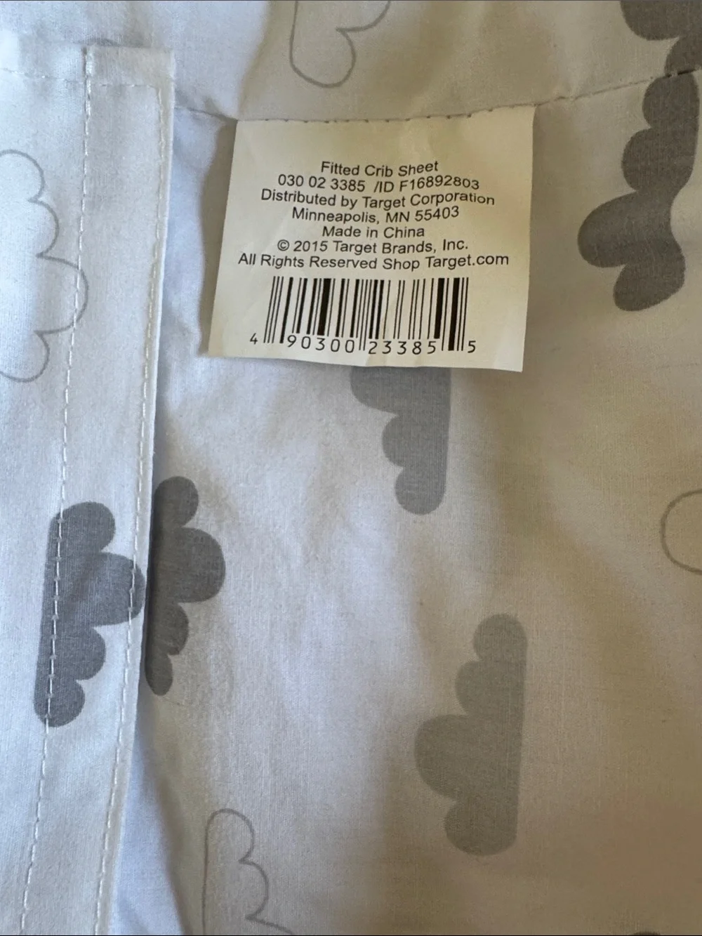 3 pottery barn fitted crib sheets with Gray Clouds. And I love you printNavy Sta